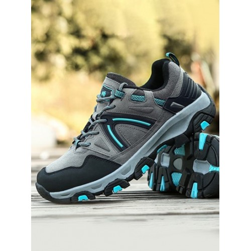 Color Spliced Outdoor Hiking Shoes