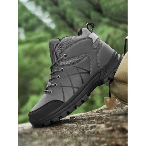 Lace-up Front Outdoor High-top Climbing Shoes