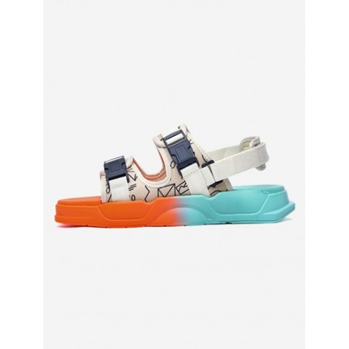 Ombre Design Two Straps Sandals