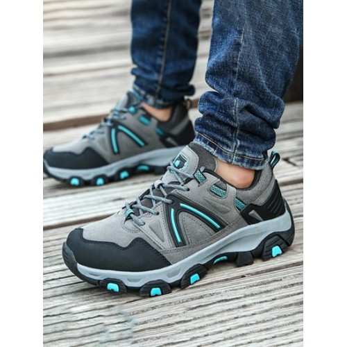 Color Spliced Outdoor Hiking Shoes