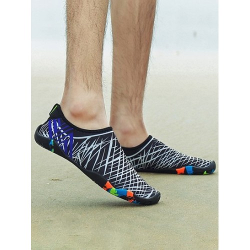 Couple Printed Slip On Water Shoes