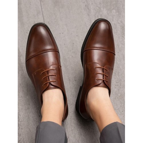 Lace-up Front Formal Business Shoes