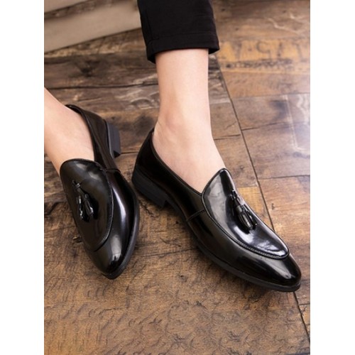 Tassel Design Business Faux Leather Shoes