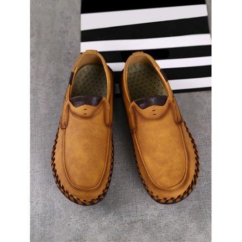 Slip On Handmade Leather Casual Shoes