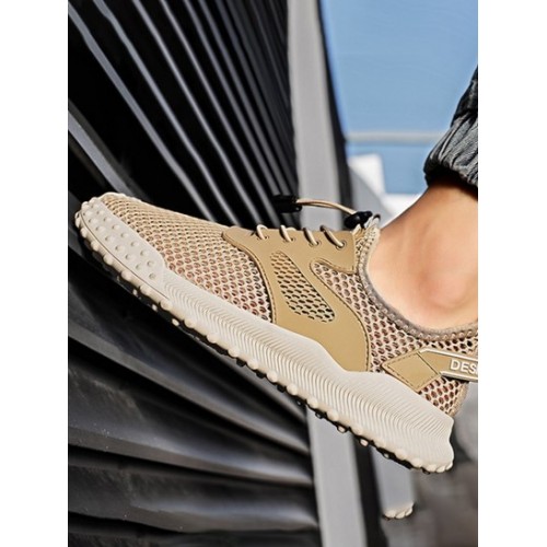 Summer Mesh Drawstring Breathable Shoes