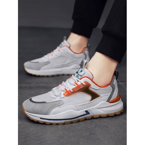 Colorblock Mesh Breathable Sneakers