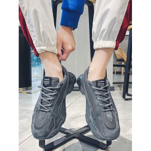 Luminous Reflective Thick Bottom Chunky Sneakers