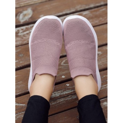 Breathable Lace Up Mesh Cloth Casual Shoes