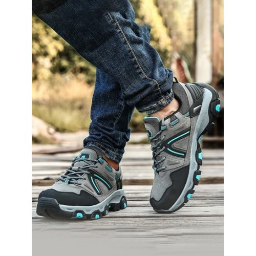 Color Spliced Outdoor Hiking Shoes