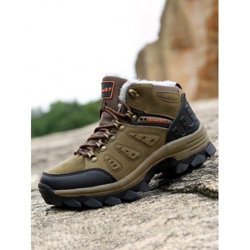 Fleece-lined Outdoor Climbing Shoes