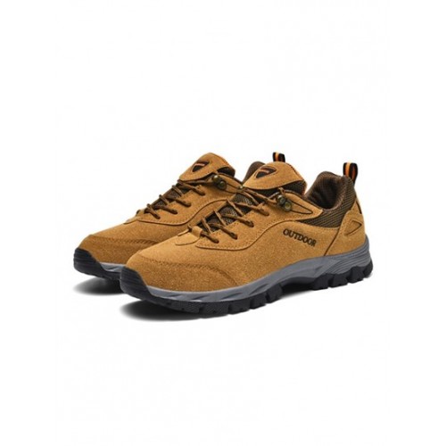 Letter Lace Up Breathable Outdoor Shoes