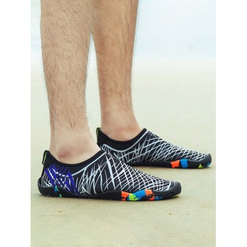 Couple Printed Slip On Water Shoes