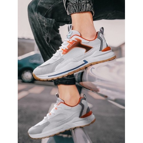 Colorblock Mesh Breathable Sneakers