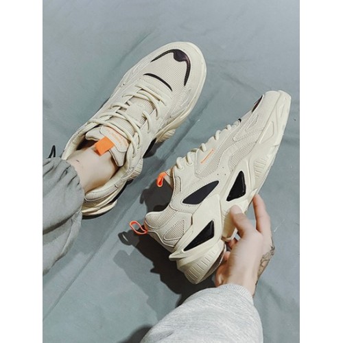 Letter Colorblock Chunky Sneakers