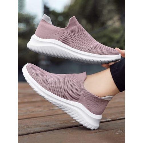 Breathable Lace Up Mesh Cloth Casual Shoes