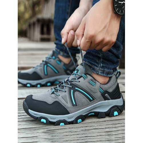 Color Spliced Outdoor Hiking Shoes