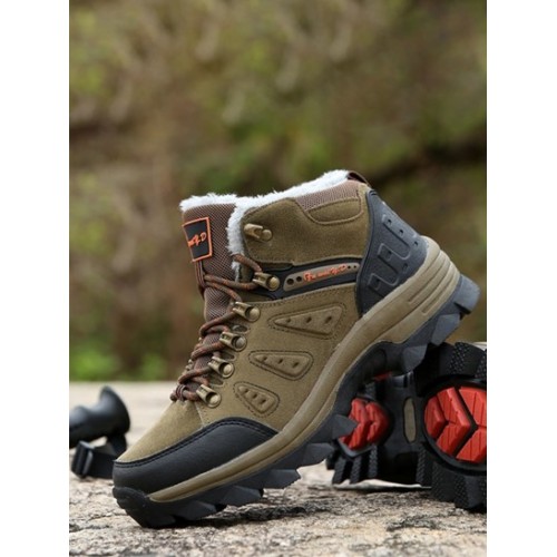 Fleece-lined Outdoor Climbing Shoes