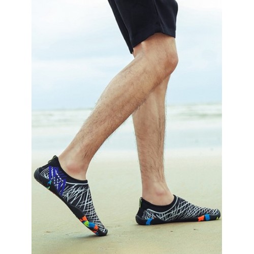 Couple Printed Slip On Water Shoes