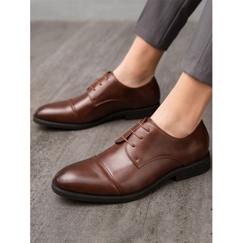 Lace-up Front Formal Business Shoes