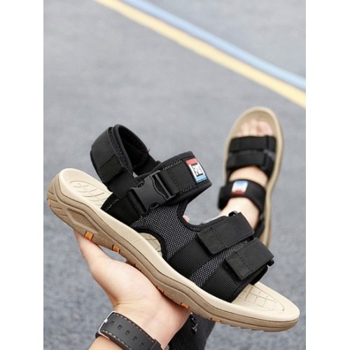 Letter Patched Design Sports Sandals