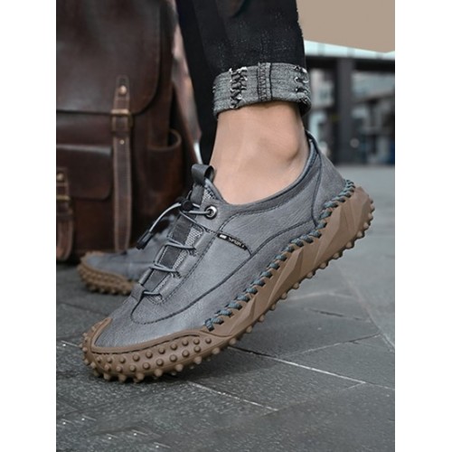 Men Breathable Mesh Insert Slip On Casual Shoes