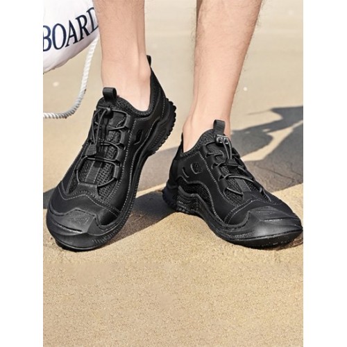 Lace Up Breathable Mesh Casual Shoes