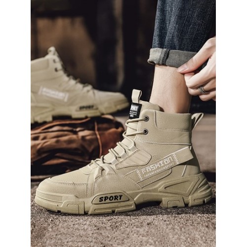 Outdoors Lace Up Front Combat Boots