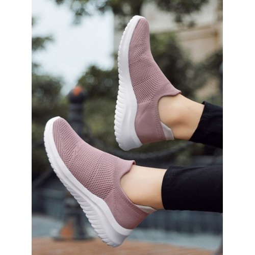 Breathable Lace Up Mesh Cloth Casual Shoes