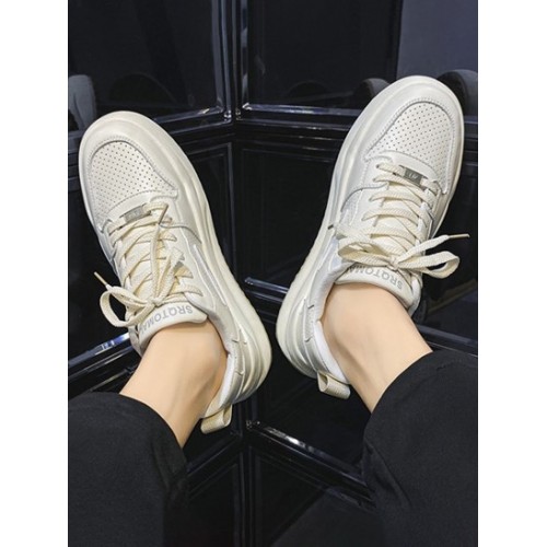 Colorblock Breathable Casual Chunky Shoes